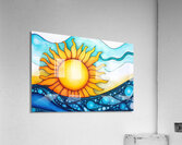 Sunrise Over the Waves Acrylic Print