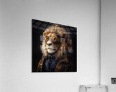 Steampunk Lion Commander Acrylic Print