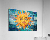 Mosaic Sunburst Acrylic Print