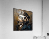 Steampunk Sloth Gentleman Acrylic Print