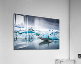 The Explorer - Glacier lagoon in Iceland Acrylic Print