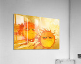 Two Grumpy Suns Acrylic Print