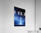 Alien Encounter Under Starry Sky Acrylic Print