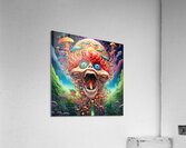 Crazy Psychedelic Mushroom 01 Acrylic Print