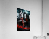 Dark Dragon Portrait 01 Acrylic Print