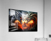 Two Magic Dragons 01 Acrylic Print