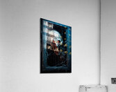 Horror Skull in Window 01 Acrylic Print