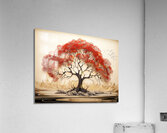Creative Tree Art 04 Red Acrylic Print