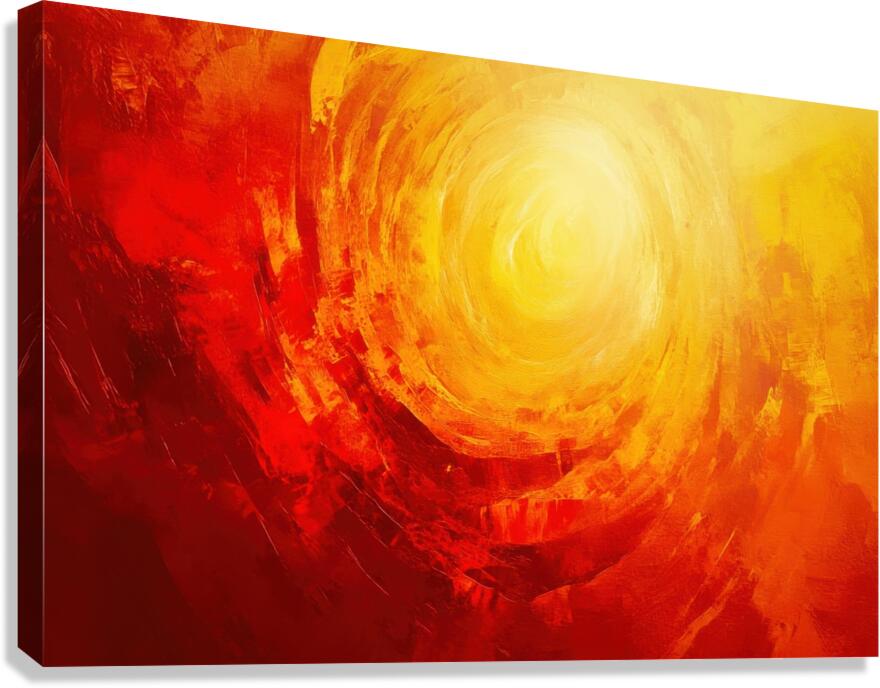 Hot Sun Inferno Canvas Print