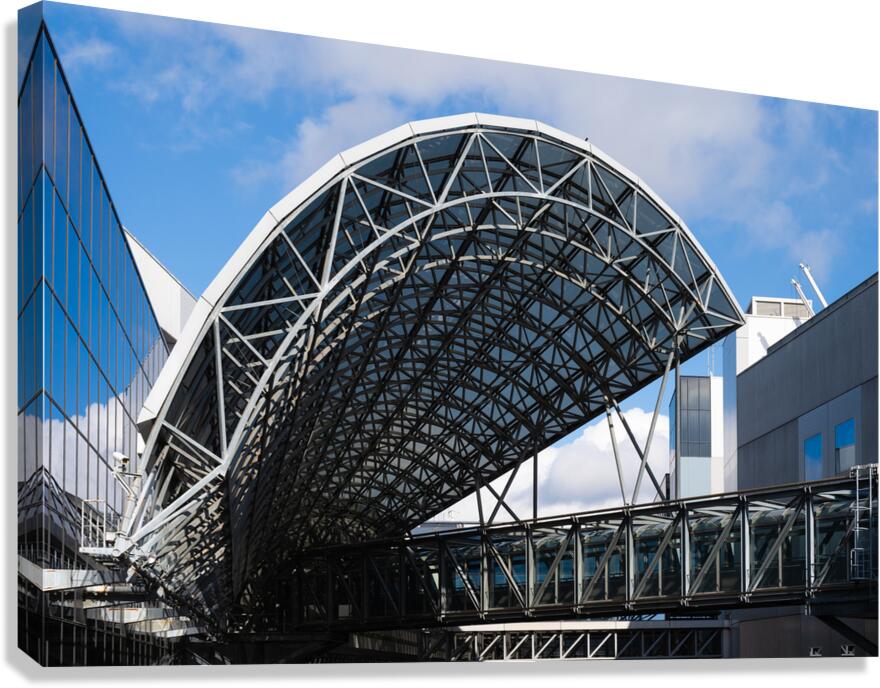 Steel and Glass Roof Kyoto Station by Matthias Hauser Wall Art