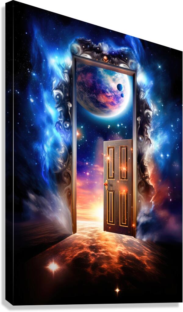 Galaxy Door 01 Canvas Print
