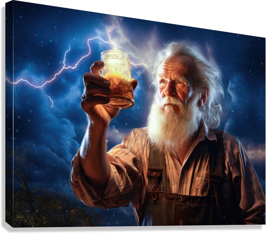 Flash Collector 01 Old Man Canvas Print