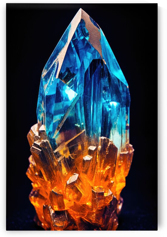 Topaz 02 Healing Crystal by Matthias Hauser