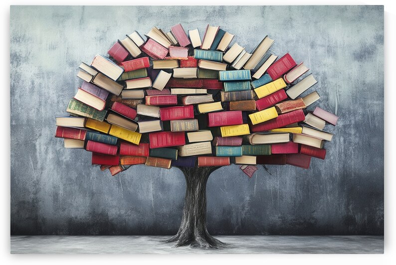 Tree of Books 01 by Matthias Hauser
