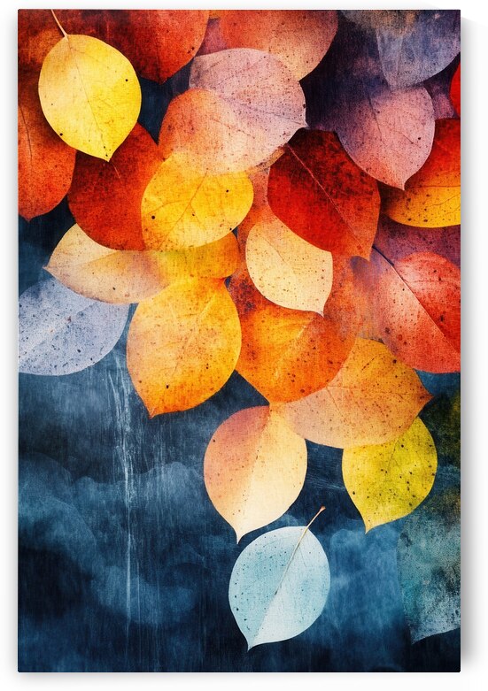 Colorful Fall Leaves by Matthias Hauser