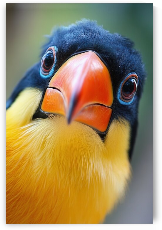 Funny Toucan Bird Portrait by Matthias Hauser