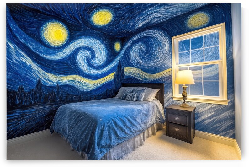 Starry Night Dreamer Bedroom by Matthias Hauser
