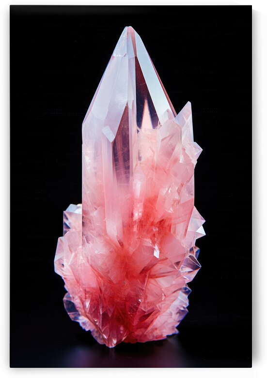 Rose Quartz 02 Healing Crystal by Matthias Hauser