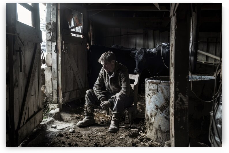 Just Another Day on the Farm 01 Solitude in the Shadows by Matthias Hauser
