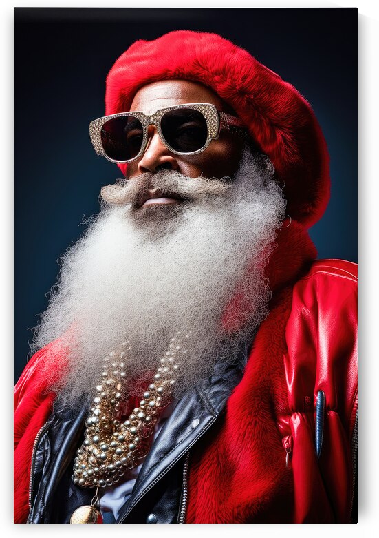 Santa Claus Cool Rapper Style 01 by Matthias Hauser