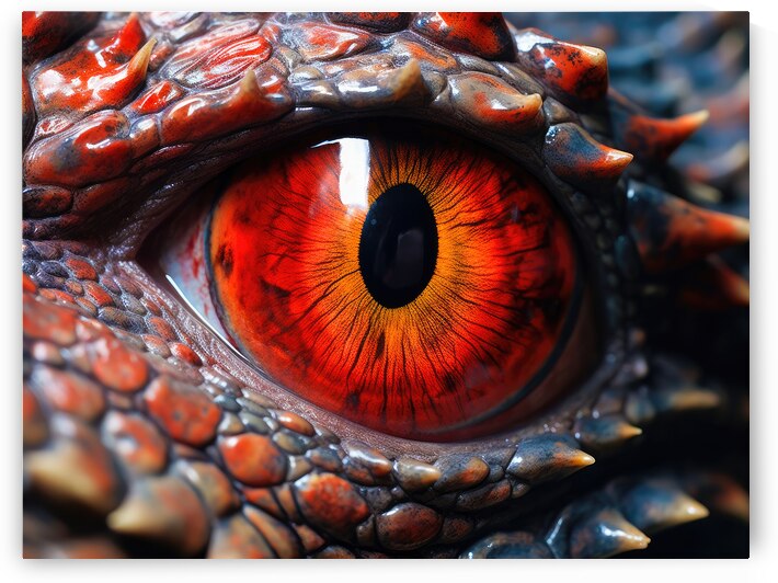 Dragon Eye 01 Red by Matthias Hauser