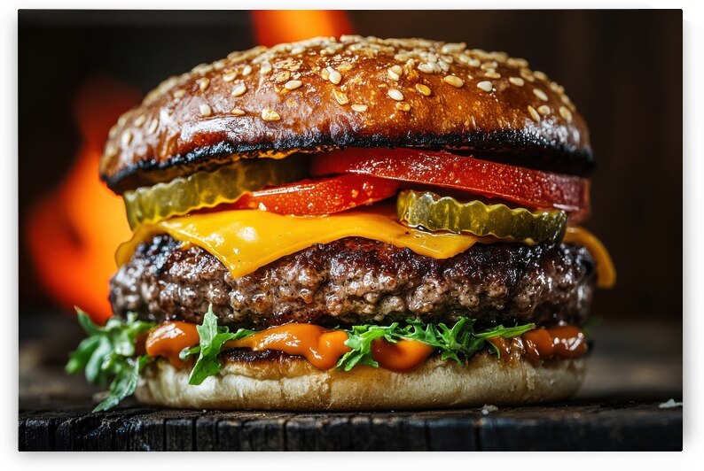 Tasty Perfect Burger by Matthias Hauser