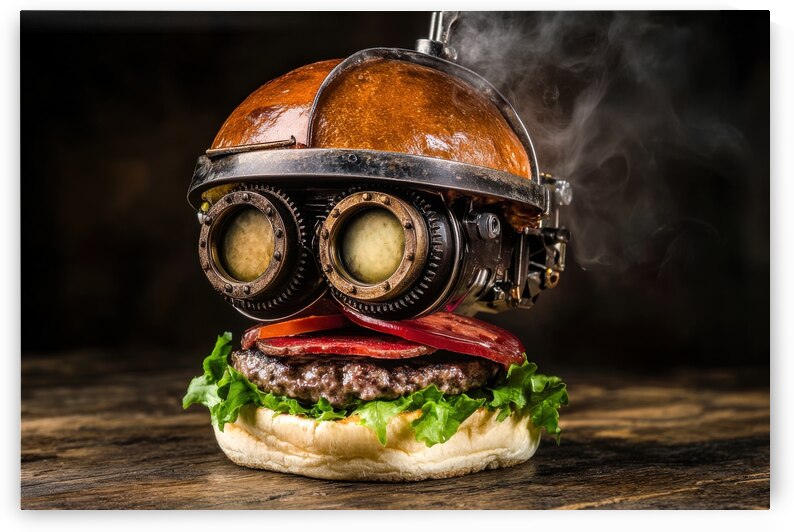 Steampunk Burger 01 by Matthias Hauser