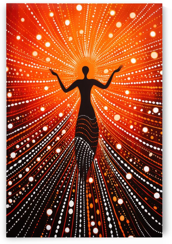 Pure Joy and Energy 01 Woman Silhouette by Matthias Hauser