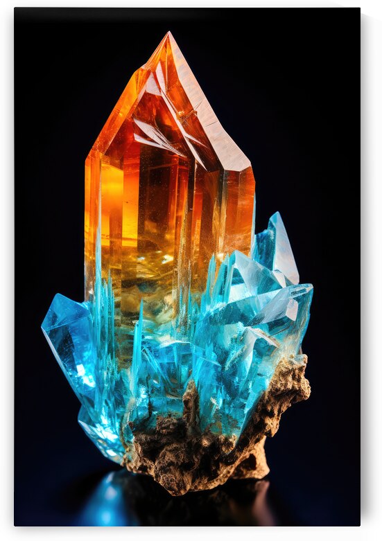 Topaz 03 Healing Crystal by Matthias Hauser