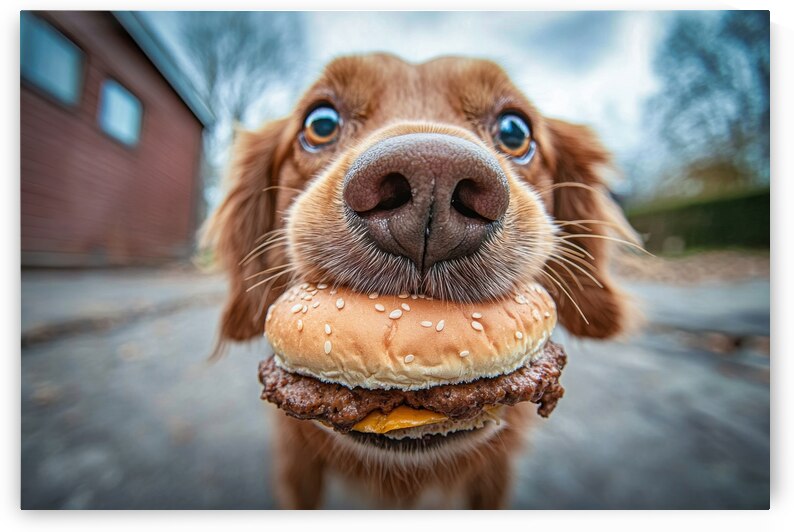Burger Bandit - Happy Dog by Matthias Hauser