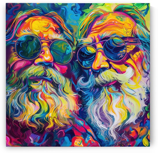 Happy Psychedelic Hippies 02 by Matthias Hauser