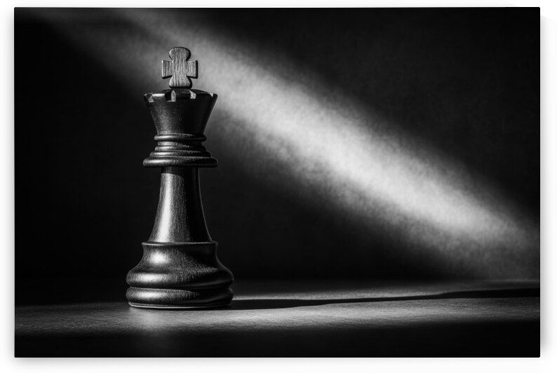 Chess King in the Shadow by Matthias Hauser