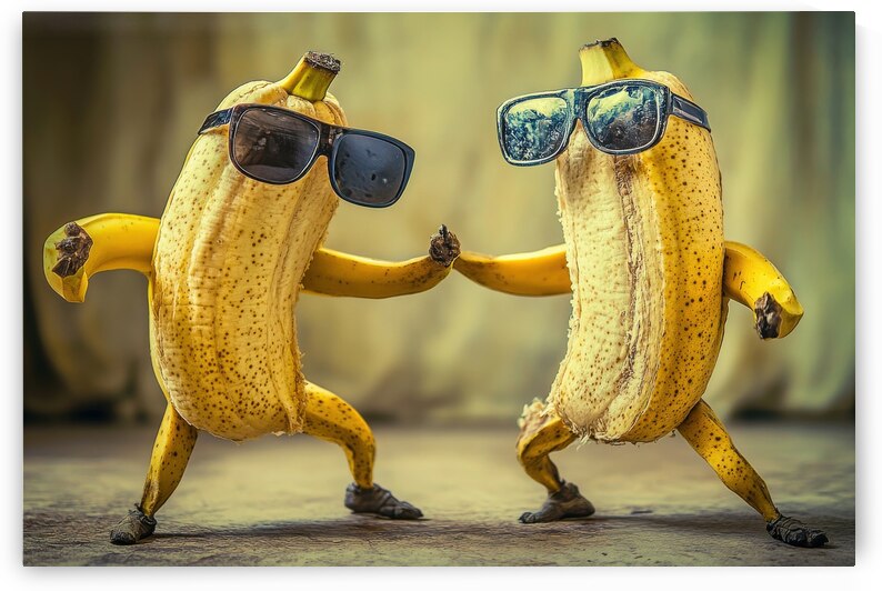 Dynamic Duo - Dancing Bananas by Matthias Hauser