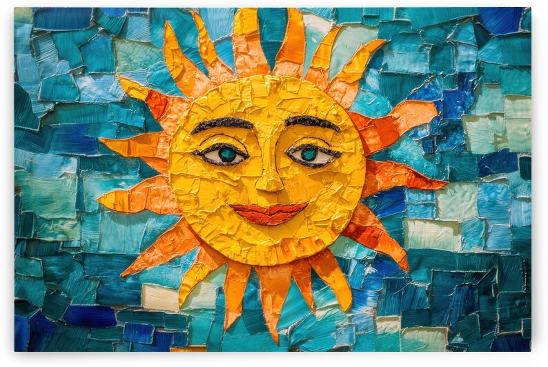 Mosaic Sunburst by Matthias Hauser