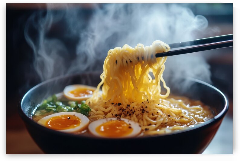 Steaming Ramen Delight by Matthias Hauser