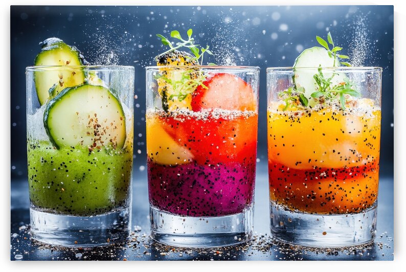 Vibrant Designer Drinks by Matthias Hauser