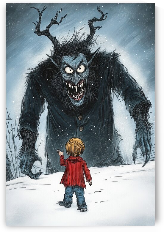 The Encounter with Krampus by Matthias Hauser