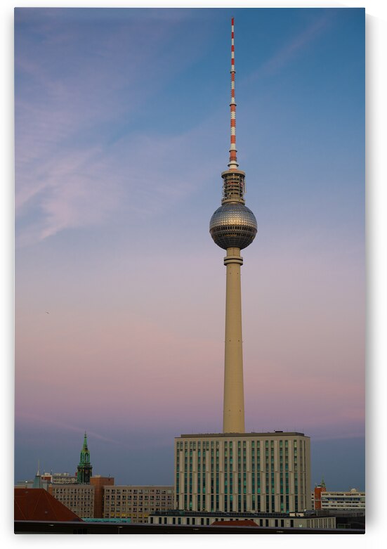 Berlin Fernsehturm TV Tower Sunrise by Matthias Hauser