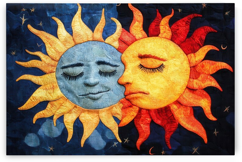 Eternal Embrace of Sun and Moon by Matthias Hauser