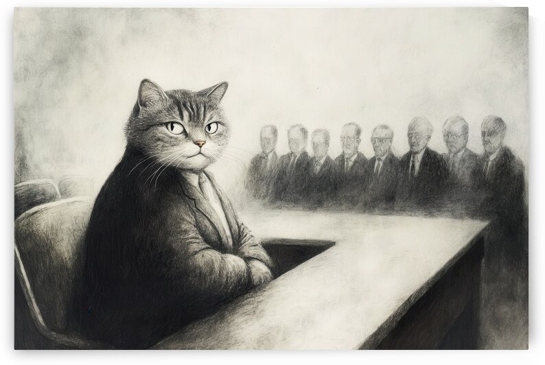 Cat in Courtroom 01 by Matthias Hauser
