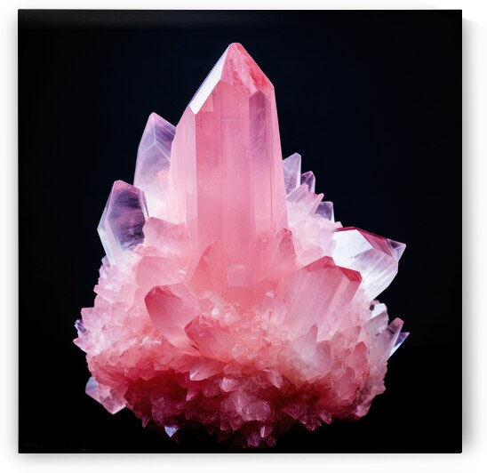 Rose Quartz 01 Healing Crystal by Matthias Hauser
