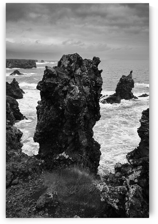 Rugged Coastline between Arnarstapi and Hellnar in Iceland by Matthias Hauser