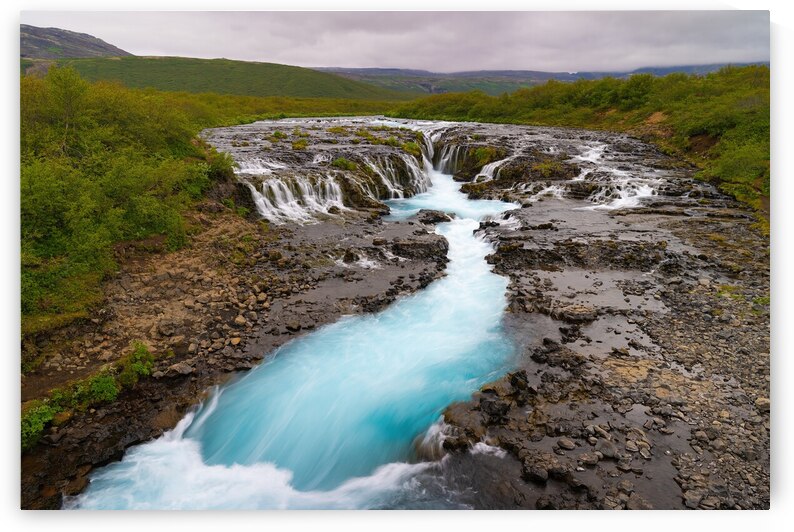 Mystical Bruarfoss Waterfall in Iceland by Matthias Hauser