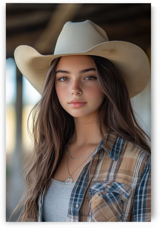 Texas Cowgirl 02 Rustic Elegance by Matthias Hauser