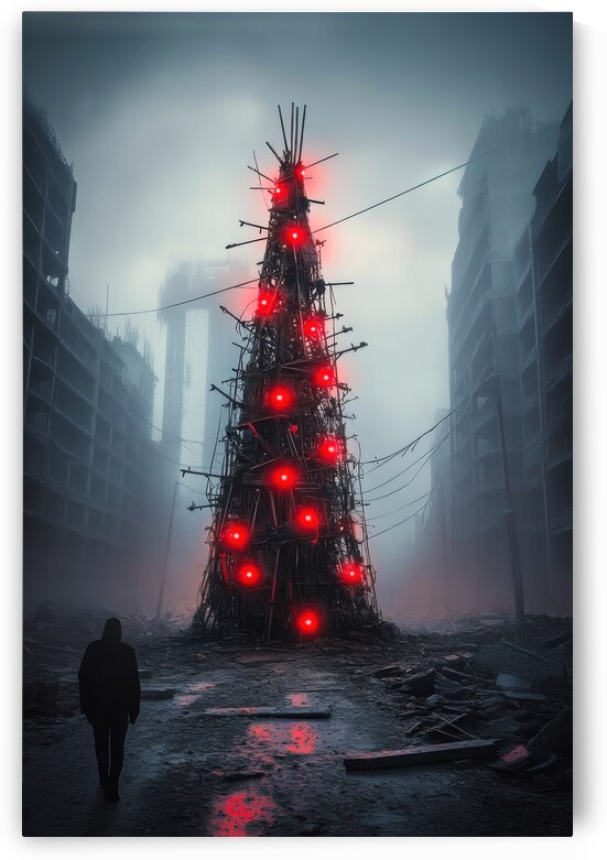 Post-Apocalyptic Christmas Tree 01 by Matthias Hauser
