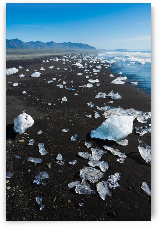 Glacial Gems on Diamond Beach Iceland by Matthias Hauser