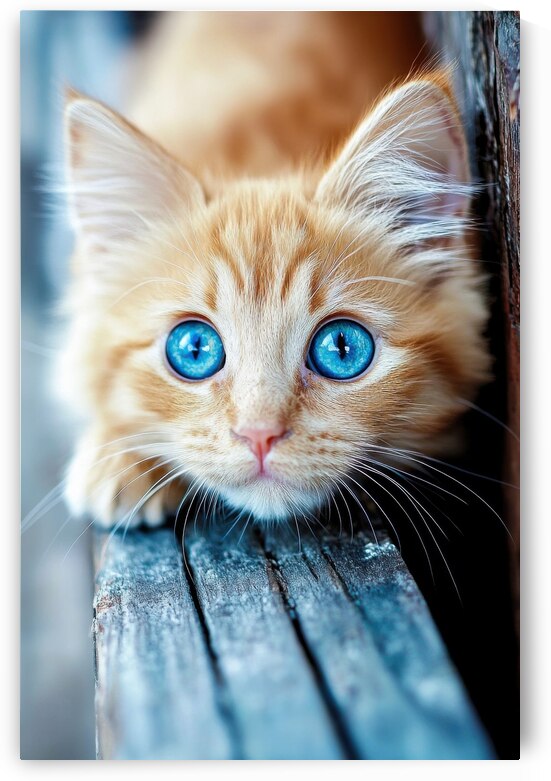 Ocean Eyes - Ginger Cats Curious Gaze by Matthias Hauser