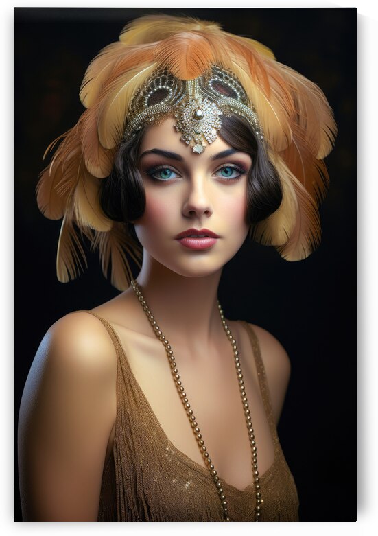 1920s Flapper Woman 17 by Matthias Hauser