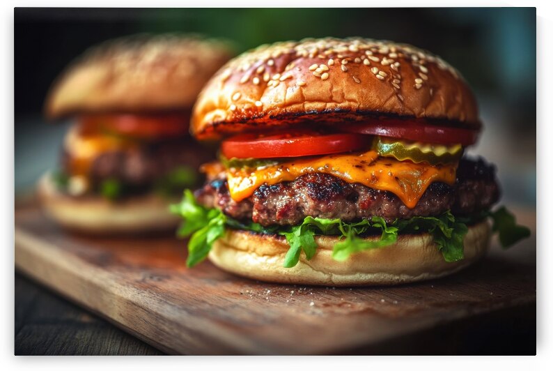 Gourmet Burger Delight by Matthias Hauser