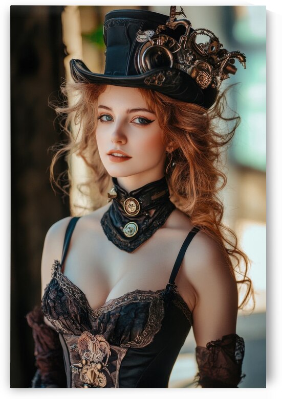 Gothic Steampunk Woman by Matthias Hauser